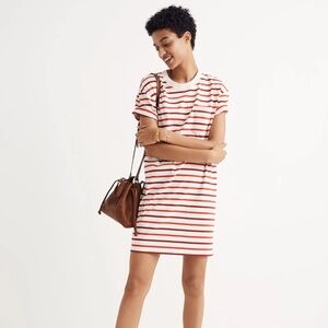 Madewell | Pocket Tee Dress in Pablo Stripe